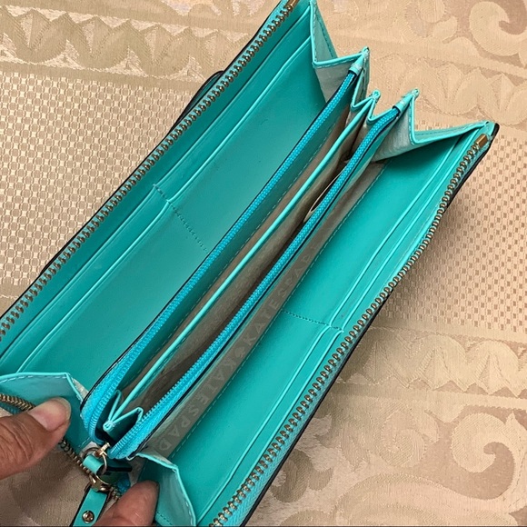 Kate Spade Blue Leather Wallet  Size 4 X 8 - Picture 3 of 5